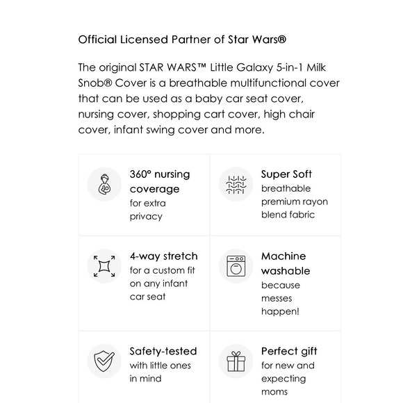 Milk Snob Star Wars Little Galaxy Cover - Picture 10 of 10